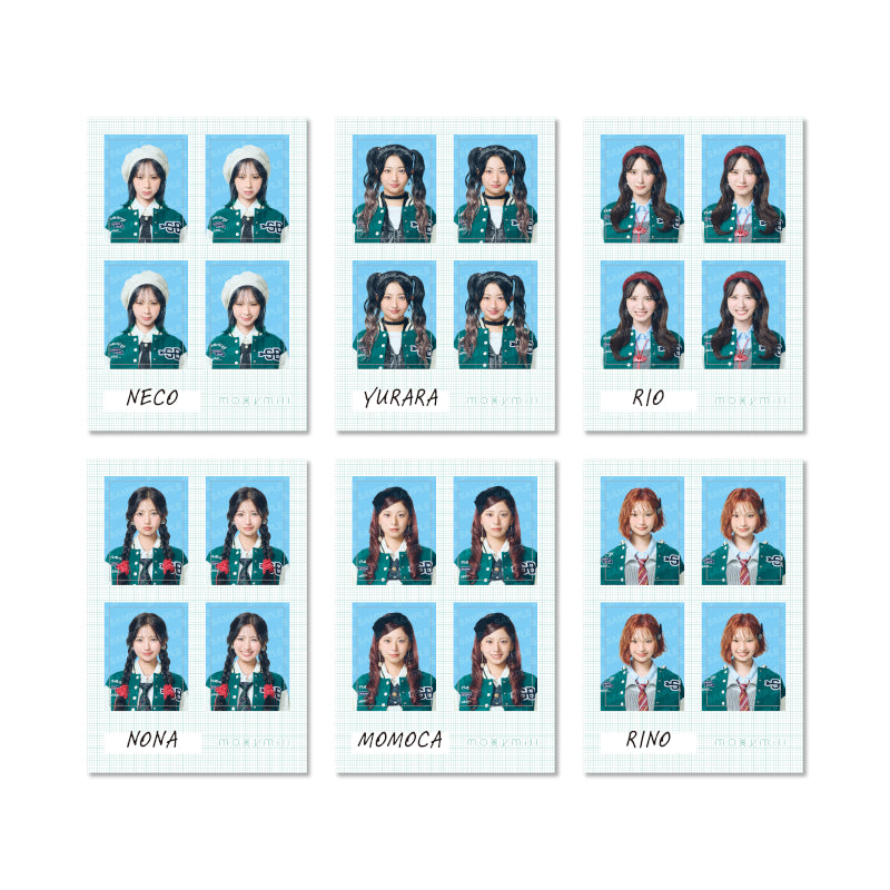 Sugar×Bitter〉ランダム証明写真風ステッカーシート(全6種) – moxymill
