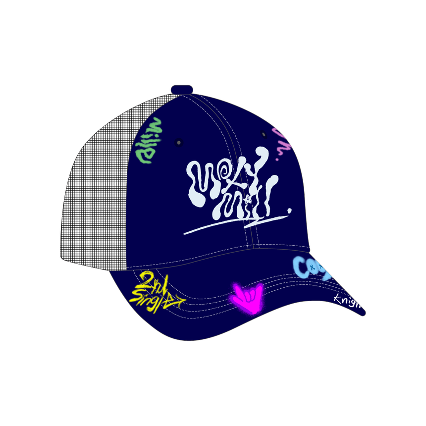 【FC限定】“InK!ng mesh cap” Produced by NONA